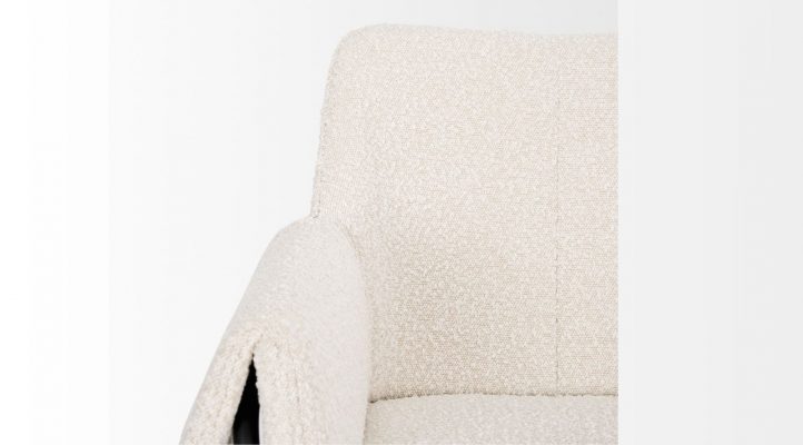 Brently- Cream Boucle Accent Chair