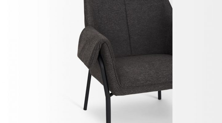 Brently- Gray Accent Chair