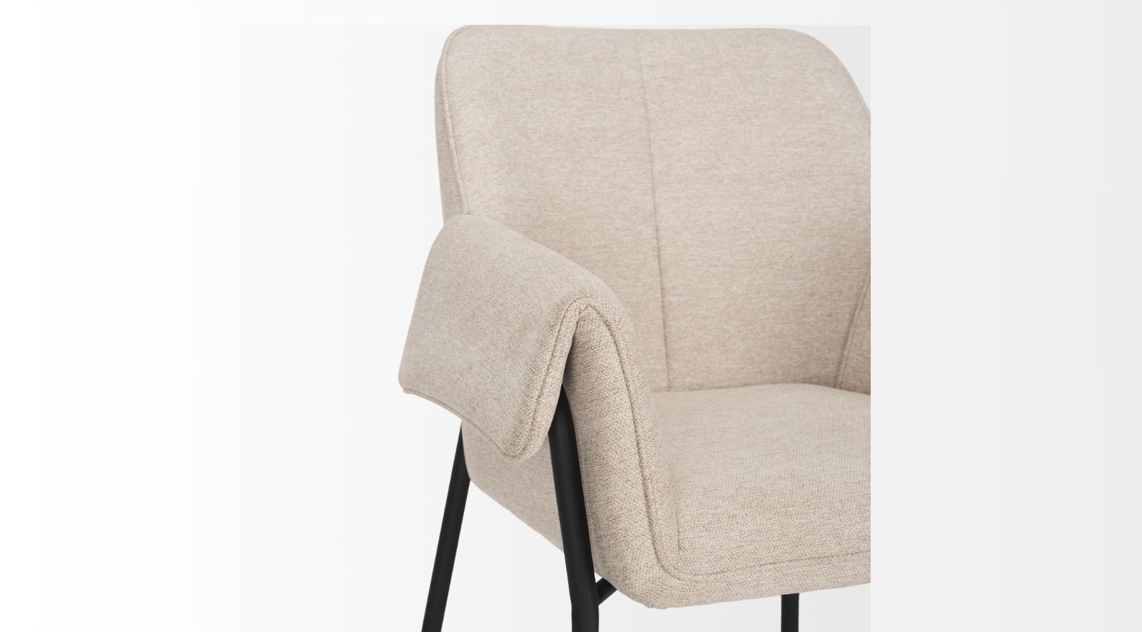 Brently- Oatmeal Dining Chair -8