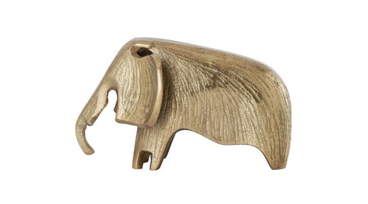 Elephant Ethched 4H” Gold