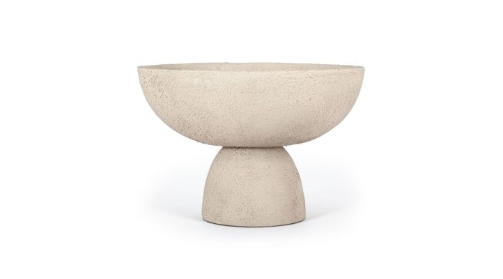 Florian Pedestal Bowl – Small Mud