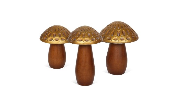 Kinoko Wodden Mushrooms S/3