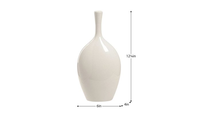 Lilo White Ceramic 12.25H”