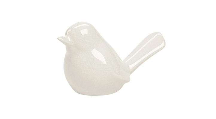 Lilo White Ceramic Bird