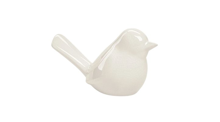Lilo White Ceramic Bird