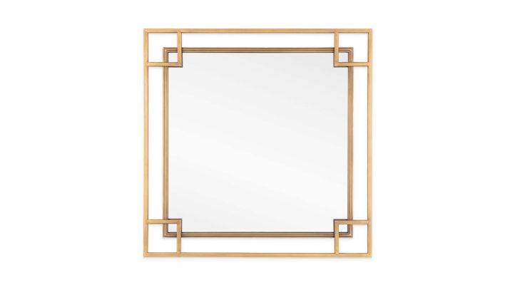 Myla Metal Wall Mirror – Bronze