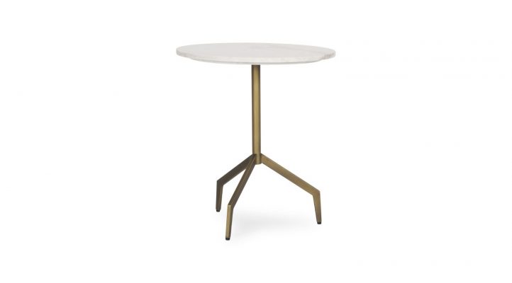 Serre Accent Table- Gold Metal