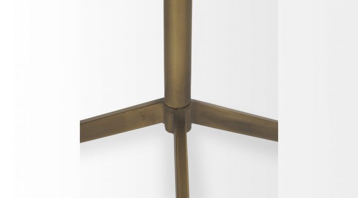 Serre Accent Table- Gold Metal
