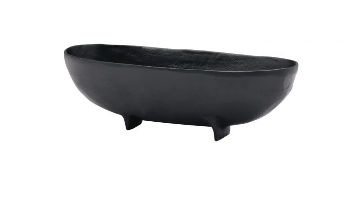 Talua 11.5L” Black Boat Bowl