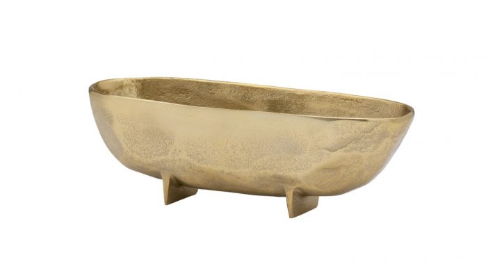 Talua 11.5L” Gold Boat Bowl