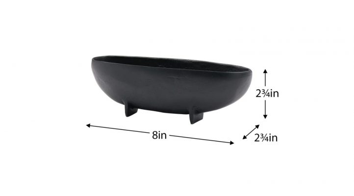 Talua 8L” Black Boat Bowl