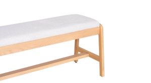 Brunette Dining Bench Oatmeal