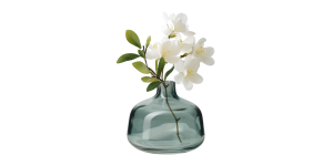 Belle 4h Glass Bud Vase - Blue (3)