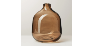 Belle 5.25h Glass Bud Vase - Toasted Coconut (2)