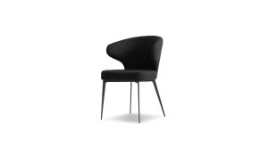 Hug Dining Chair- Coal