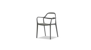 Chewie Stackable Dining Chair- Grey