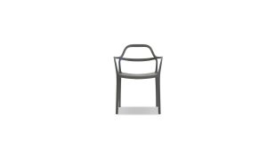 Chewie Stackable Dining Chair- Grey