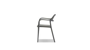 Chewie Stackable Dining Chair- Grey