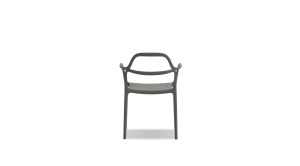 Chewie Stackable Dining Chair- Grey