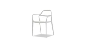 Chewie Stackable Dining Chair White