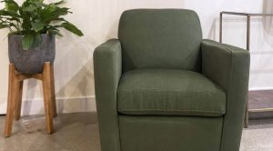 Kooper Swivel Chair Forest Green