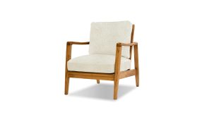 Beltman Occasional Chair- Cream Boucle