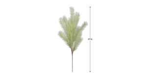 Desert Feather Pampas 47L” Stem – Green