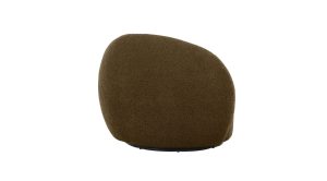 Dune Swivel Chair- Army Teddy