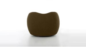 Dune Swivel Chair- Army Teddy