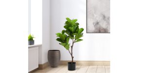Fiddleleaf Tree 41h” Potted Faux Plant