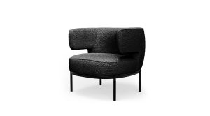 Finn Lounge Chair- Licorice Boucle