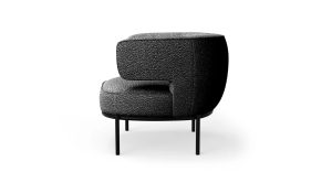 Finn Lounge Chair- Licorice Boucle