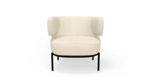 Finn Lounge Chair- Cream Boucle