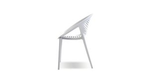 Gravely Stackable Dining Chair White