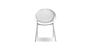 Gravely Stackable Dining Chair White