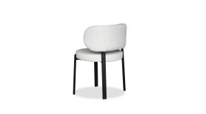 Lily Dining Chair- Alabaster Hopsack