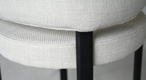 Lily Dining Chair- Alabaster Hopsack