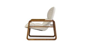 Hans Lounge Chair- Cream Boucle