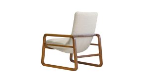 Hans Lounge Chair- Cream Boucle