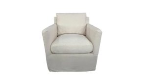 Heston Club Chair- Oyster Linen