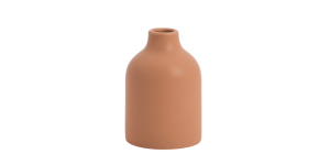 Komi 5.5h Ceramic Bottle Vase - Terracotta (1)