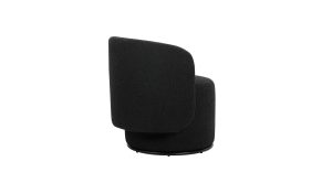 Biarritz Swivel Chair Licorice Boucle