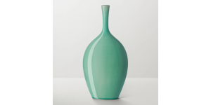 Lilo Celadon Crackle Ceramic 12.25h” Vase