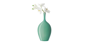 Lilo Celadon Crackle Ceramic 12.25h” Vase