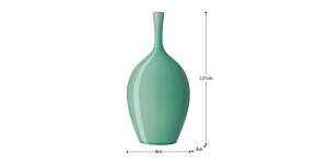 Lilo Celadon Crackle Ceramic 12.25h” Vase