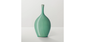 Lilo Celadon Crackle Ceramic 8.75h” Vase