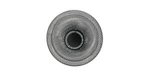 Mesh Double Wall 9.5″ Diameter Black Bowl