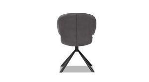 Hugo Swivel Dining Chair- Pewter