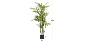 Palm Tree 50h” Potted Faux Plant