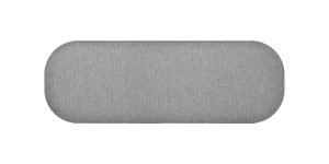 Pender Pin Leg Ashton Weave Upholstery Long Bench – Stone Grey